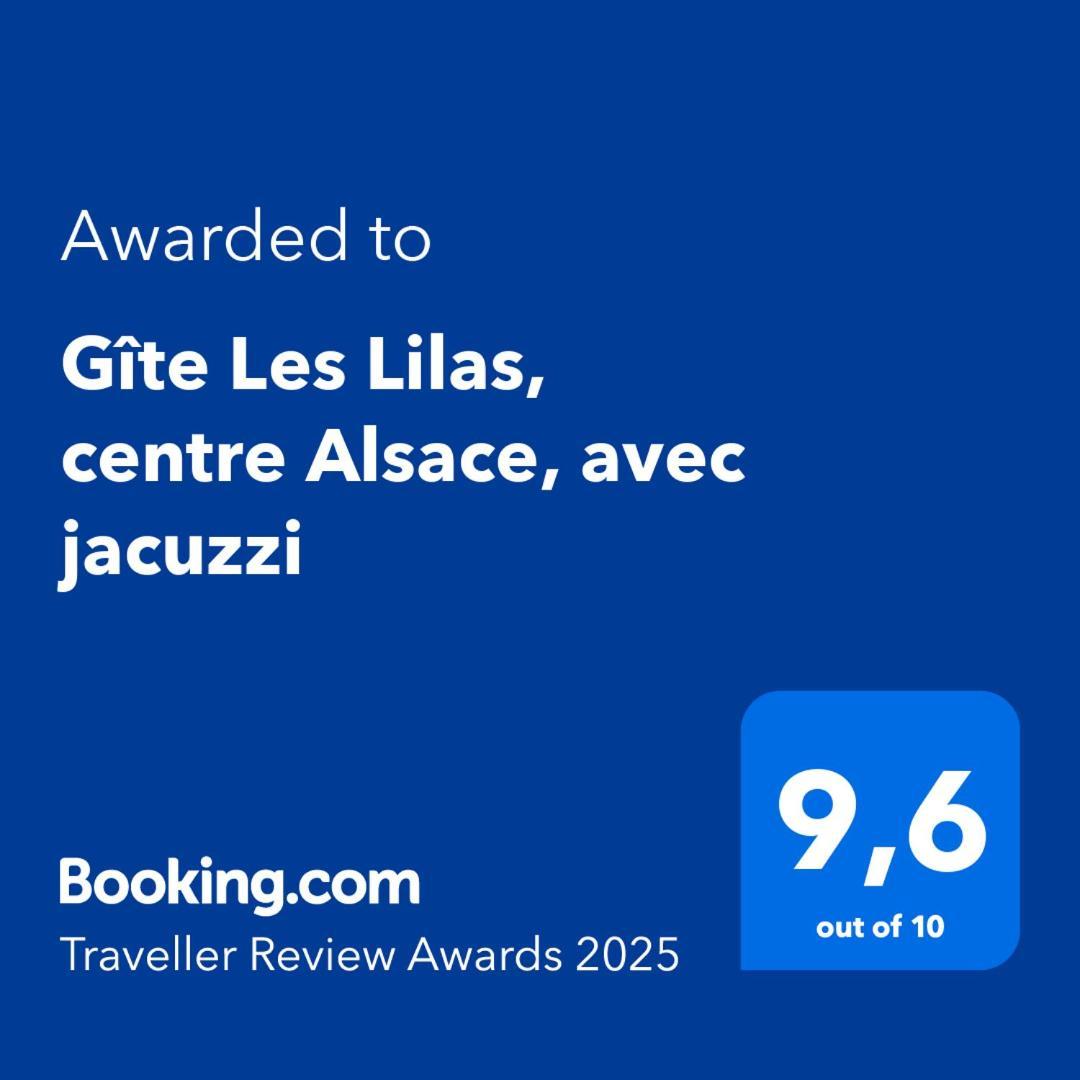 Gite Les Lilas, Centre Alsace, Avec Jacuzzi Mackenheim Exterior foto